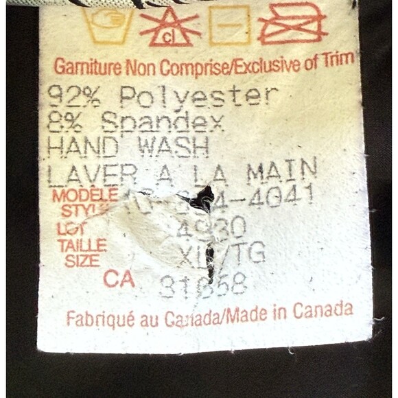 Vintage Artex Women’s Metallic Animal Print Ruffle Zip Jacket Night Out Glam XL - Picture 6 of 8